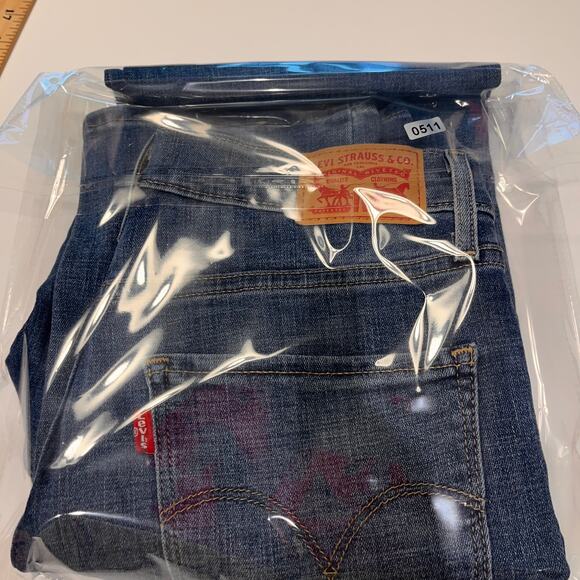 Levi's Blue 724 High Rise Straight Jeans Size 29 - Picture 14 of 14